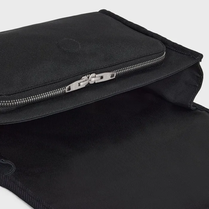 Celine Messenger Bags Small Messenger Trekking In Nylon With Celine Print 8211 Black 8211 Men Celine Messenger Bags Small Messenger Trekking In Nylon With Celine Print 8211 Black 8211 Men