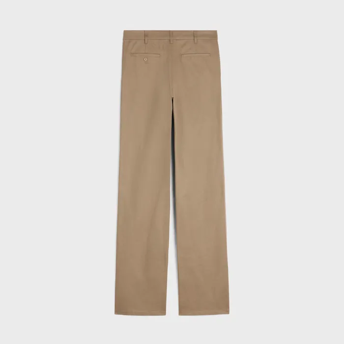 Celine Pants And Shorts Straight Chinos In Twill 8211 Raw Wash 8211 Men