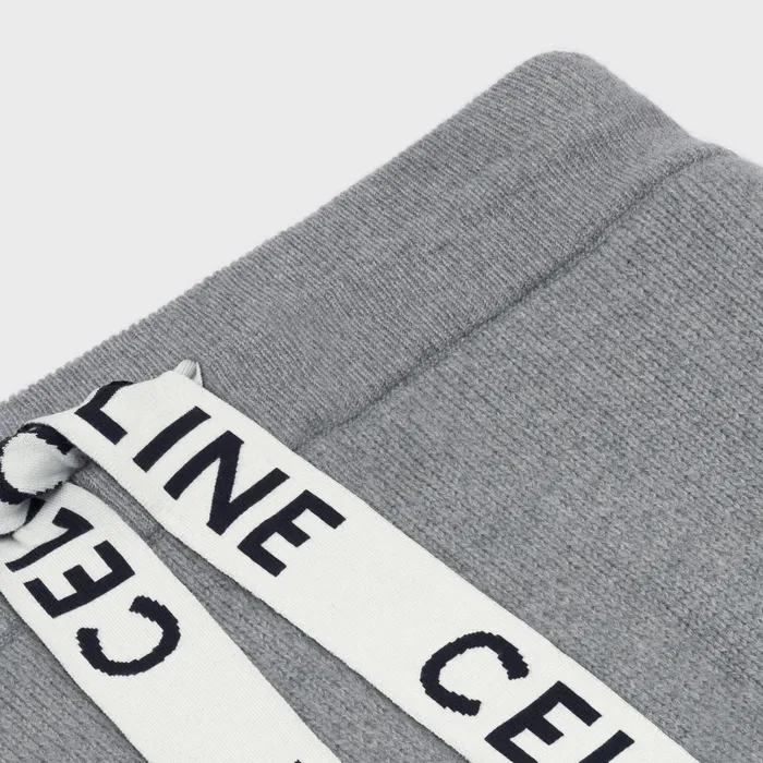 Celine Pants And Shorts TRACK PANTS IN CASHMERE AND WOOL 8211 Grey 8211 Men