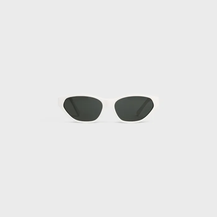 Celine Sunglasses Cat Eye S251 Sunglasses In Acetate 8211 White 8211 Women