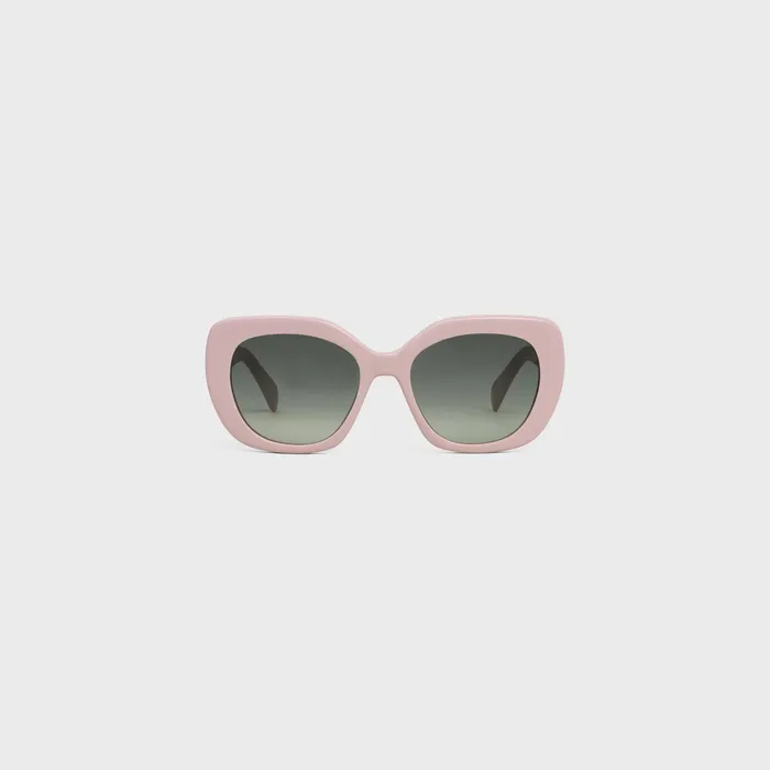 Celine Sunglasses Triomphe 06 Sunglasses In Acetate 8211 Pastel Pink 8211 Women