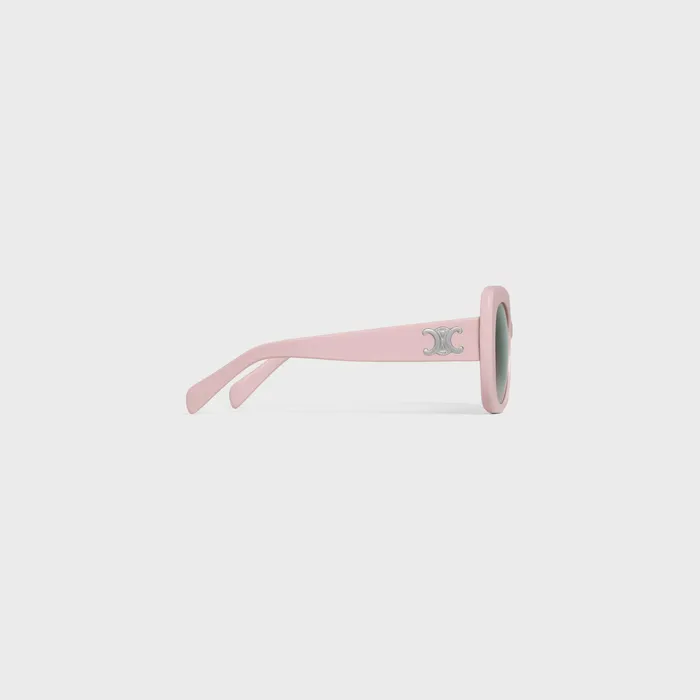 Celine Sunglasses Triomphe 06 Sunglasses In Acetate 8211 Pastel Pink 8211 Women