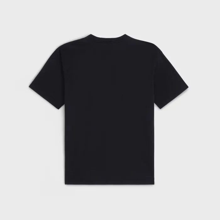 Celine TShirts And Sweatshirts Celine Wiltern Tshirt In Cotton Jersey 8211 Black White 8211 Women