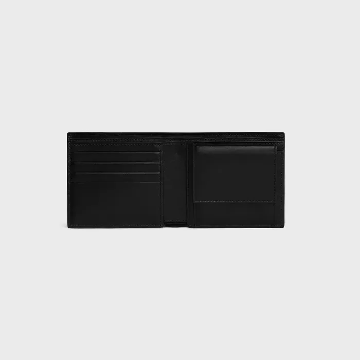 Celine Wallets Bifold Wallet With Coin Compartment In Crocodile Embossed Calfskin 8211 Black 8211 Men Celine Wallets Bifold Wallet With Coin Compartment In Crocodile Embossed Calfskin 8211 Black 8211 Men