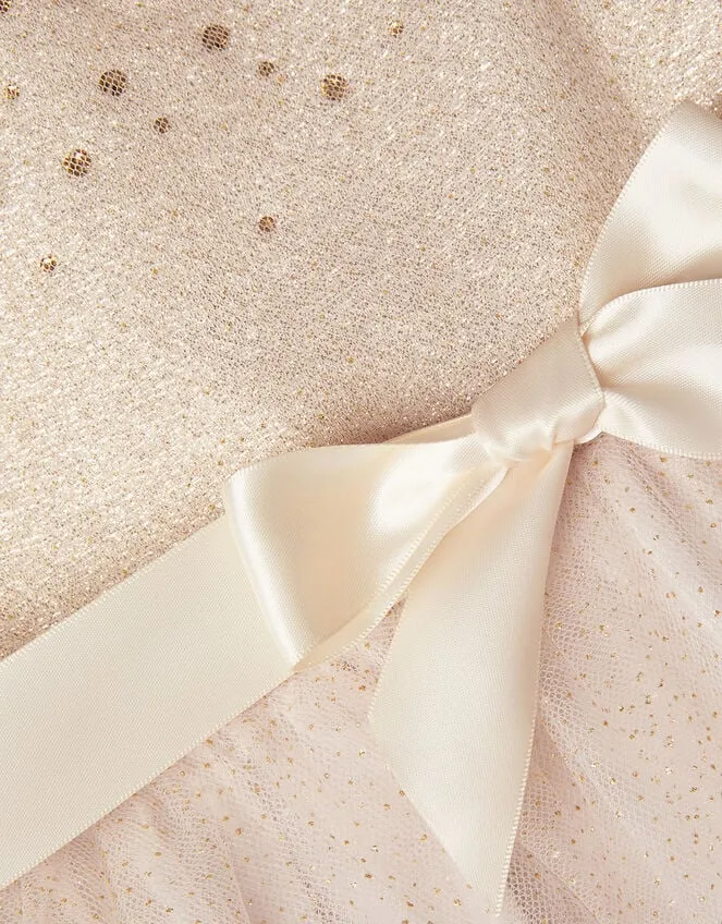Children Baby Amber Roses Dress Gold Monsoon Dresses