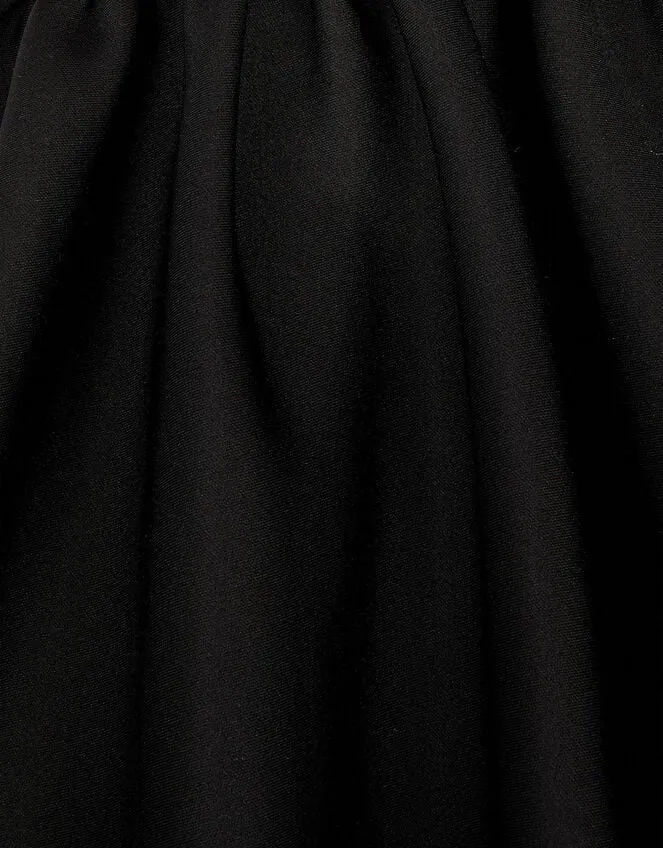 Children Bow Back Scuba Prom Dress Black Monsoon Dresses