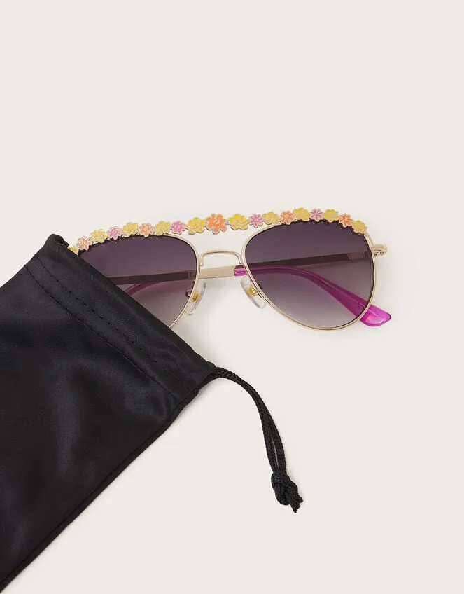 Children Tropical Flower Sunglasses Monsoon Hats and Sunglasses