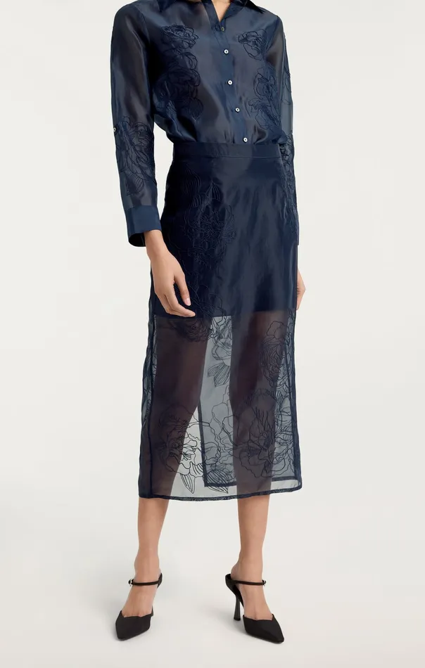 Cinq Sept Bottoms Women Etta Skirt Navy