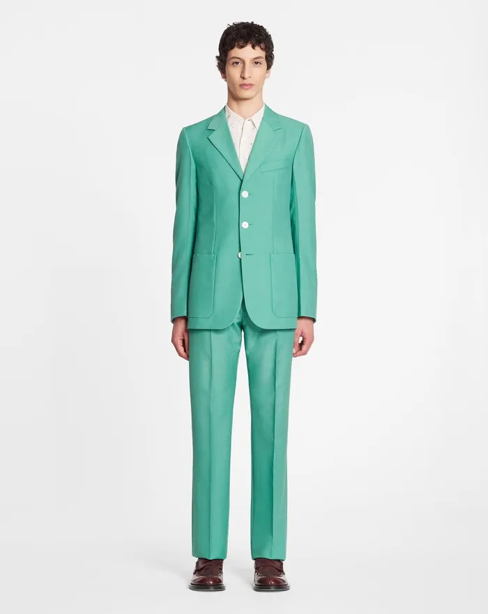 Coats and Jackets Men LANVIN 3Button Patch Pocket Jacket Jade