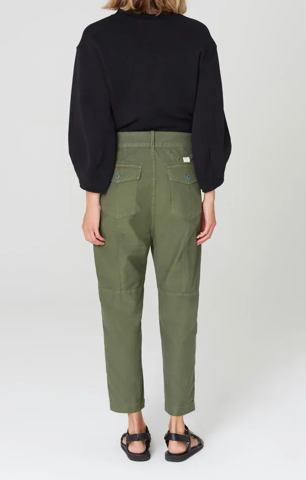 Cropped Women Citizens Of Humanity Harrison Tapered Pant In Laurel Laurel