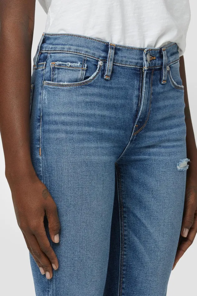 Cropped Women Hudson Jeans Nico MidRise Straight Crop Jean Seaglass Cropped Women Hudson Jeans Nico MidRise Straight Crop Jean Seaglass