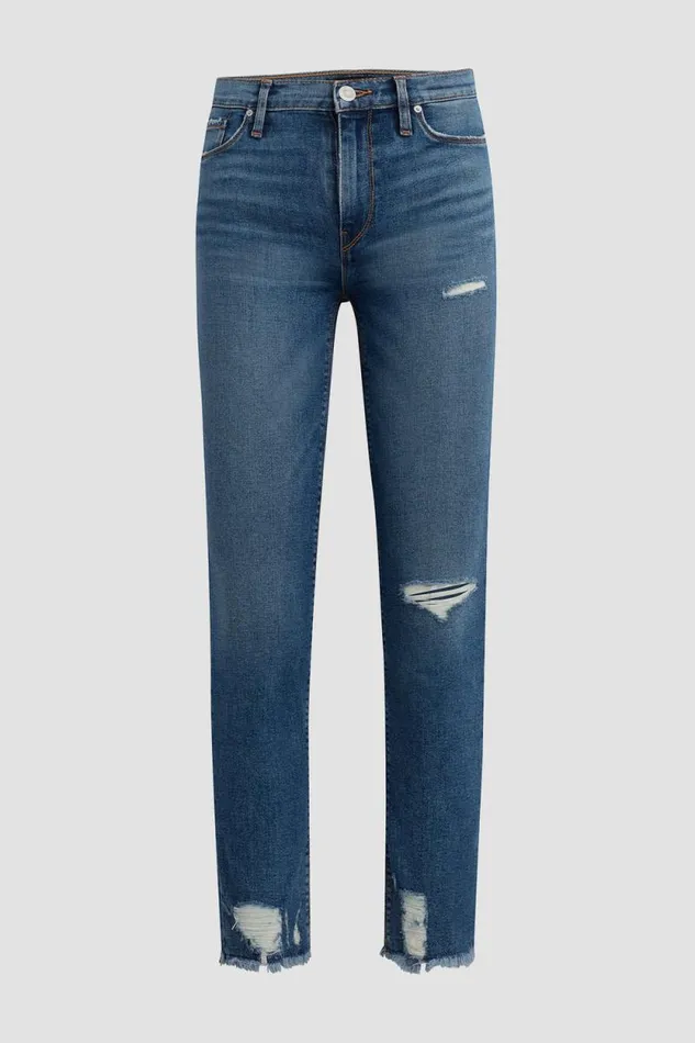 Cropped Women Hudson Jeans Nico MidRise Straight Crop Jean Seaglass Cropped Women Hudson Jeans Nico MidRise Straight Crop Jean Seaglass