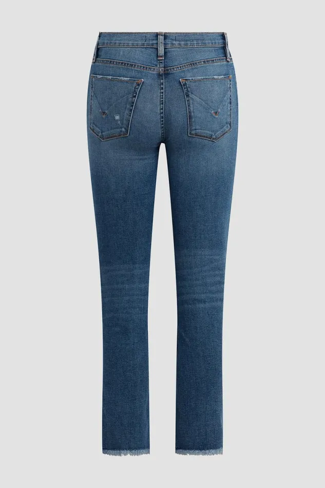 Cropped Women Hudson Jeans Nico MidRise Straight Crop Jean Seaglass Cropped Women Hudson Jeans Nico MidRise Straight Crop Jean Seaglass