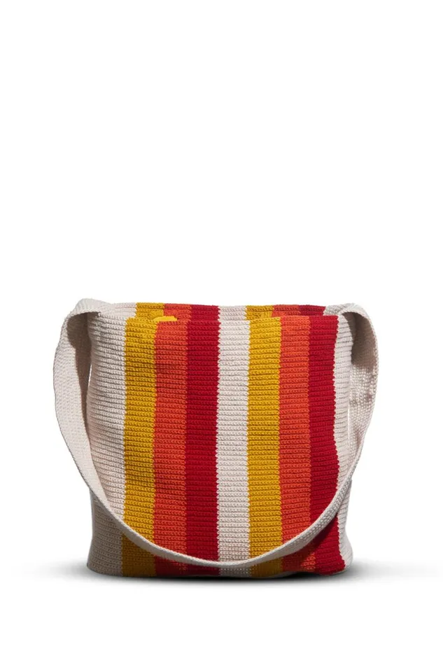Crossbody Bags Women Gabriela Hearst Large Crossover Knit Bag In Red Orange and Yellow Cashmere Crossbody Bags Women Gabriela Hearst Large Crossover Knit Bag In Red Orange and Yellow Cashmere