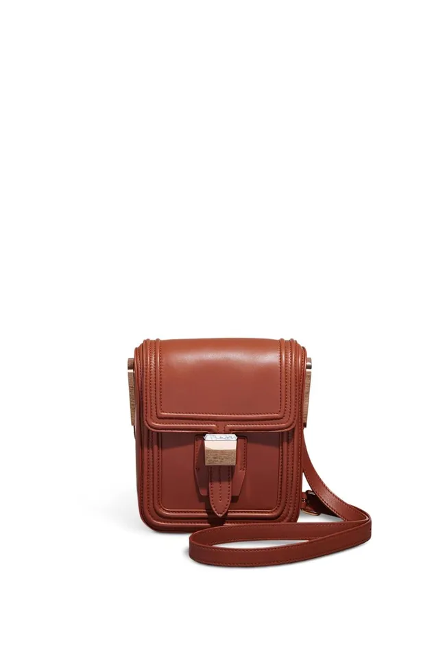 Crossbody Bags Women Gabriela Hearst Marvelle Crossbody Bag In Cognac Nappa Leather