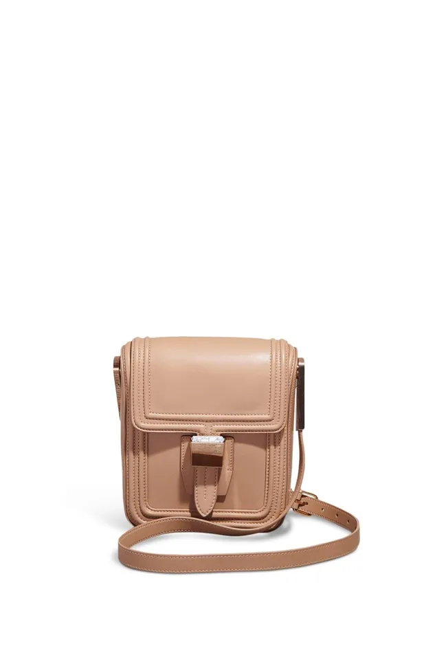 Crossbody Bags Women Gabriela Hearst Marvelle Crossbody Bag In Nude Nappa Leather