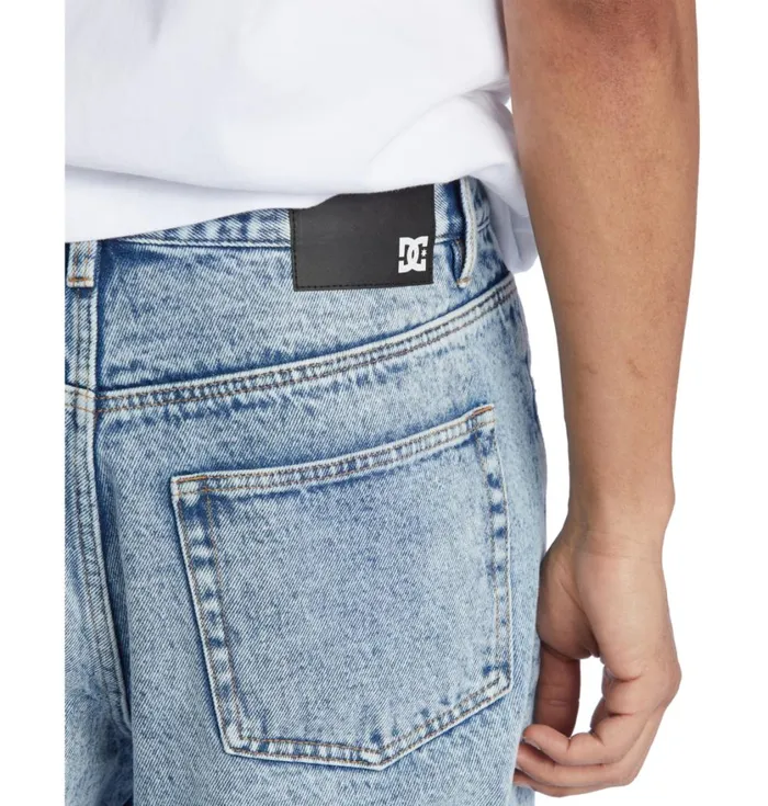 DC Shoes Pants Men Worker Indigo Vintage Wash Baggy Fit Jeans Indigo Vintage Wash