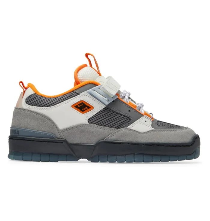 DC Shoes Skate Men JS 1 Shanahan Pro Skate Shoes Greyblackorange