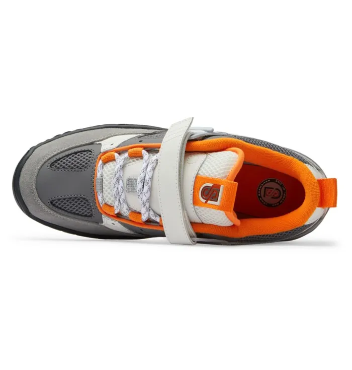 DC Shoes Skate Men JS 1 Shanahan Pro Skate Shoes Greyblackorange