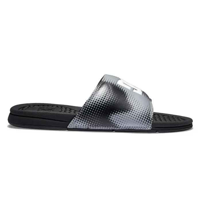 DC Shoes Slides Men Bolsa Slides Blackgreywhite