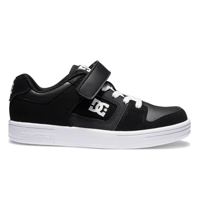 DC Shoes Sneakers Kids Boy039s Manteca 4 Elastic Waist Lace Shoes Blackblackwhite