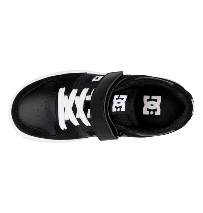 DC Shoes Sneakers Kids Boy039s Manteca 4 Elastic Waist Lace Shoes Blackblackwhite