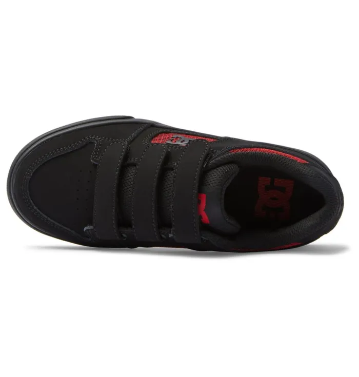 DC Shoes Sneakers Kids Boy039s Pure Velcro Shoes Blackblackred