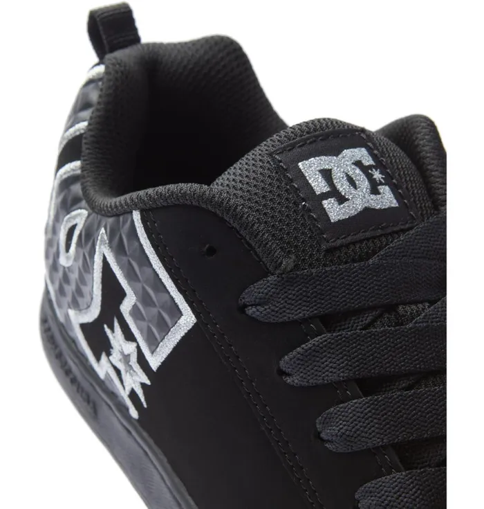 DC Shoes Sneakers Women Court Graffik Shoes Battleshipgun Metal