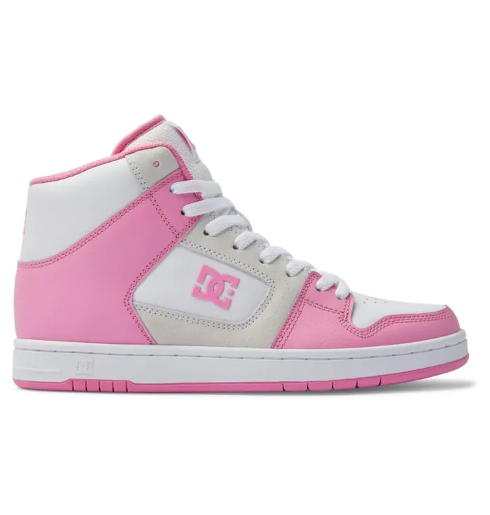 DC Shoes Sneakers Women Manteca 4 Hi HighTop Shoes Pinkwhite