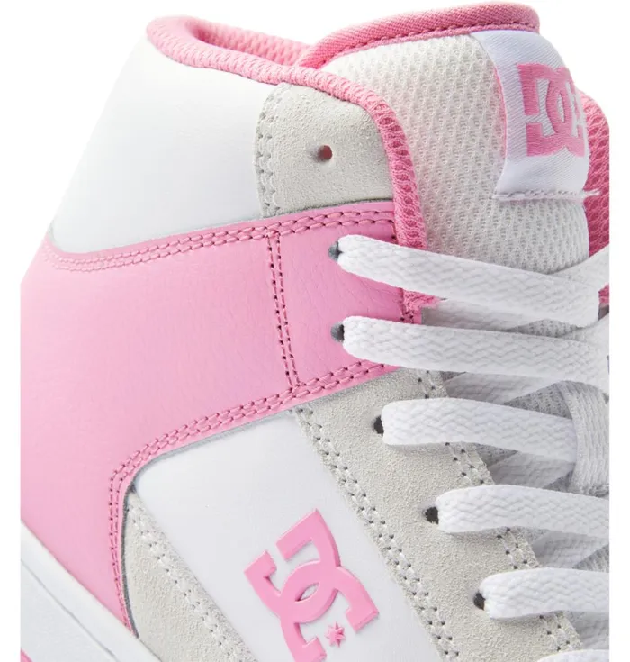 DC Shoes Sneakers Women Manteca 4 Hi HighTop Shoes Pinkwhite