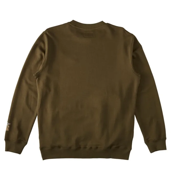 DC Shoes Sweatshirts and Hoodies Men Star Wars DC Grogu Sweatshirt Ivy Green