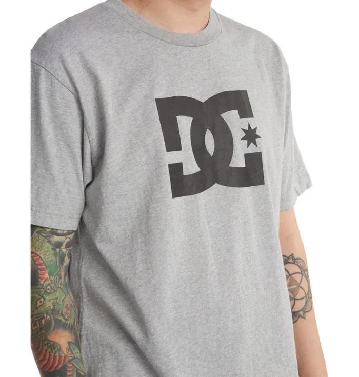 DC Shoes TShirts Men DC Star TShirt Heather Grey