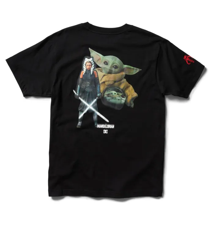DC Shoes TShirts Men Star Wars DC Ahsoka Tano Glamour Shot TShirt Black