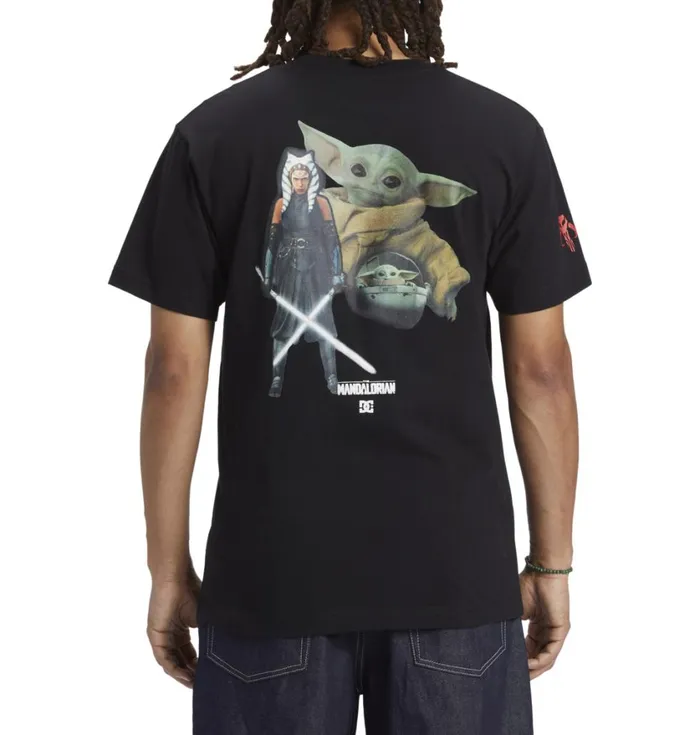 DC Shoes TShirts Men Star Wars DC Ahsoka Tano Glamour Shot TShirt Black