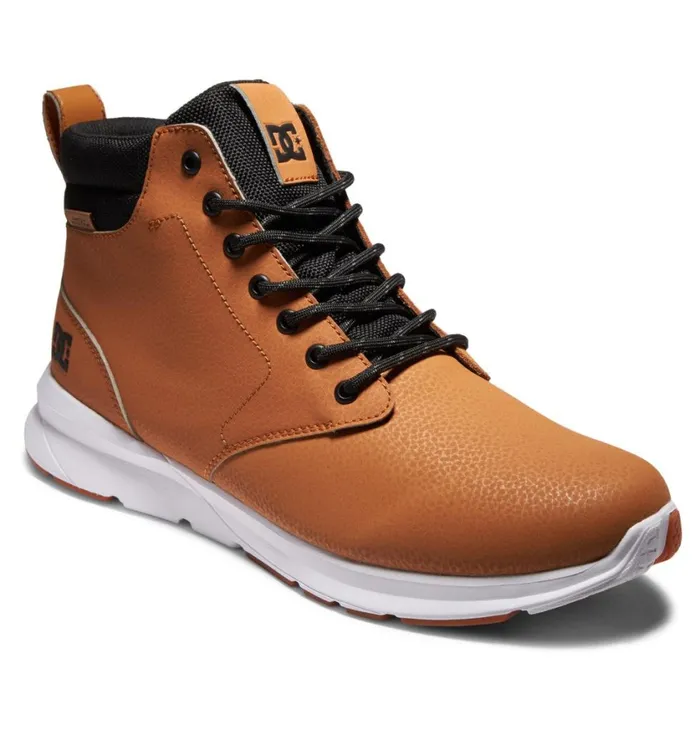 DC Shoes Winter Boots Men Mason 2 Water Resistant Shoes Wheatblack
