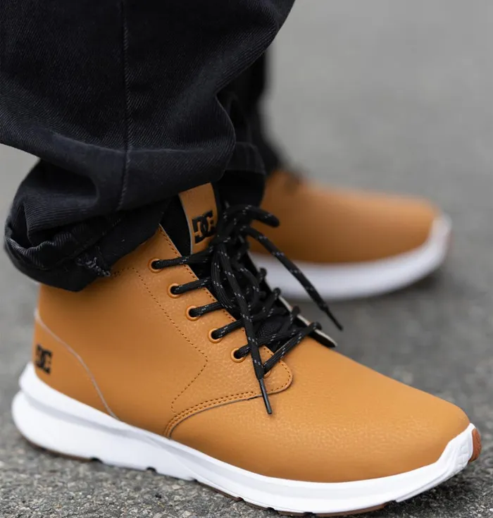 DC Shoes Winter Boots Men Mason 2 Water Resistant Shoes Wheatblack