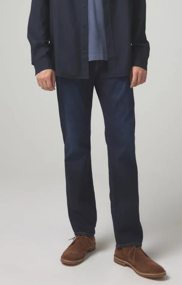 Denim Mens Citizens Of Humanity Sid Regular Straight Fit In Dark Indigo Dark Indigo