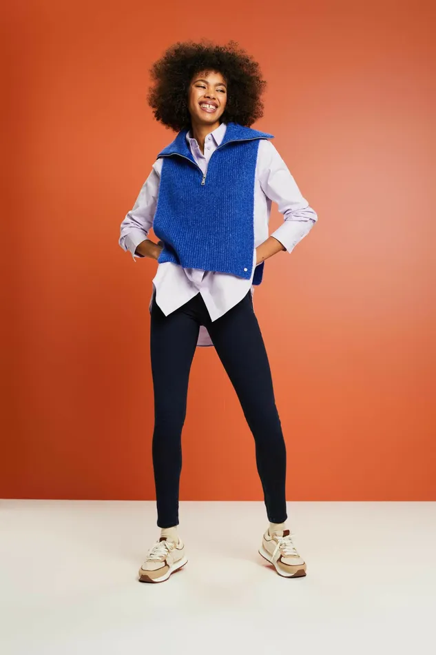 Denim Women Esprit Mid Skinny Jeans Blue Black