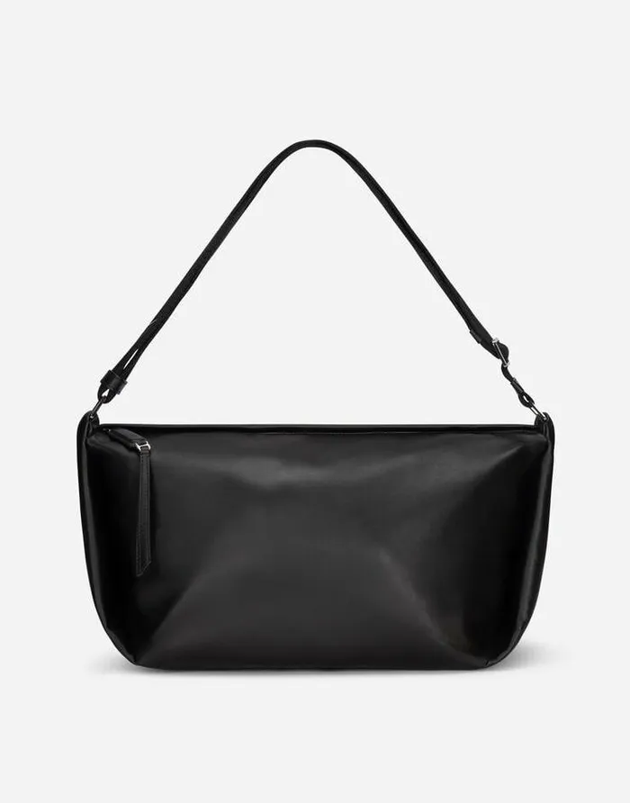 Dolce and Gabbana Crossbody Bags Men Calfskin Soft Bag Black