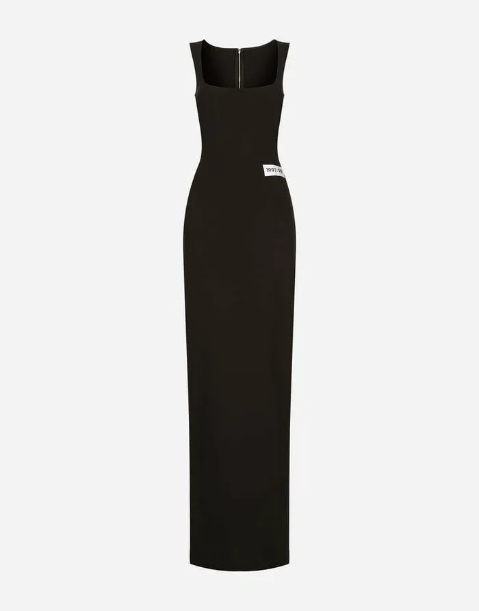 Dolce and Gabbana Dresses Women KIM DOLCEandGABBANA Long Jersey Milano Rib Dress Black Dolce and Gabbana Dresses Women KIM DOLCEandGABBANA Long Jersey Milano Rib Dress Black