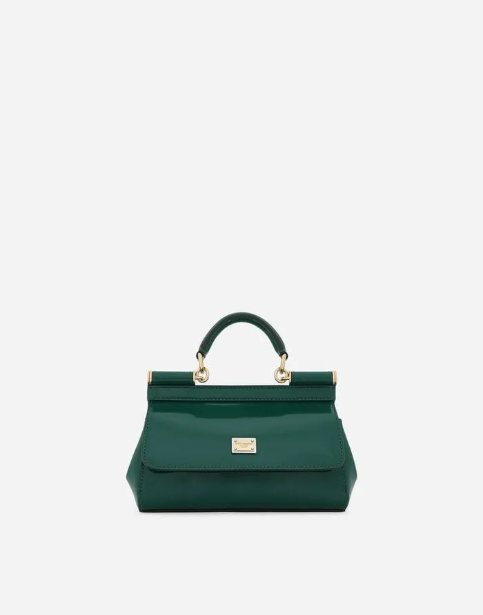 Dolce and Gabbana Handbags Women Small Sicily Handbag Green