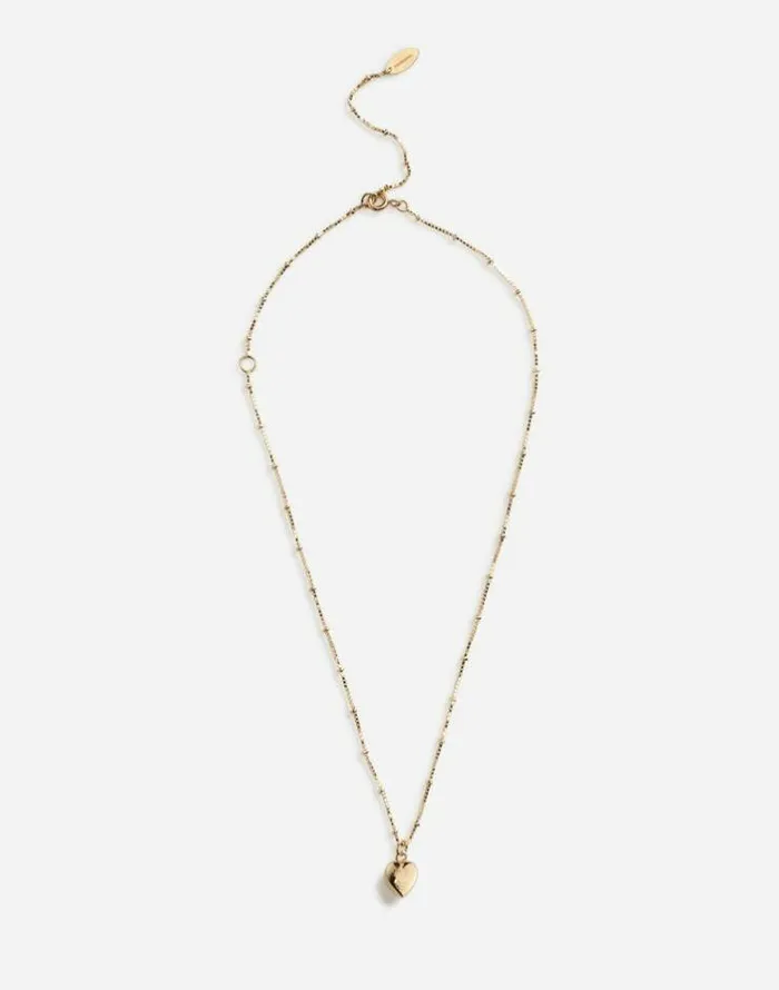 Dolce and Gabbana Jewelry Children Necklace With Heart Charm Gold