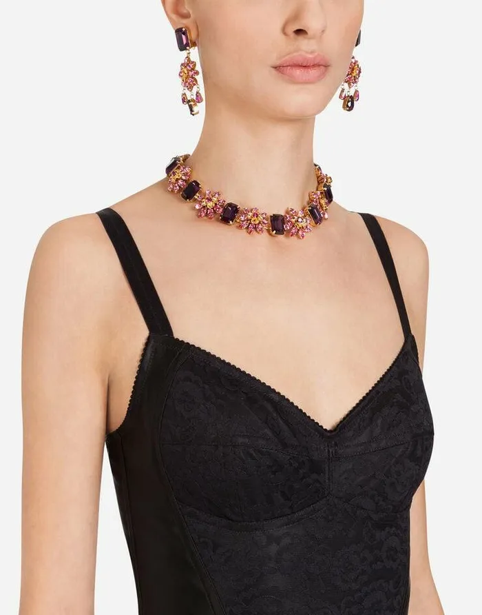 Dolce and Gabbana Shirts And Tops Women Elasticated Corsetstyle Bodysuit Black Dolce and Gabbana Shirts And Tops Women Elasticated Corsetstyle Bodysuit Black