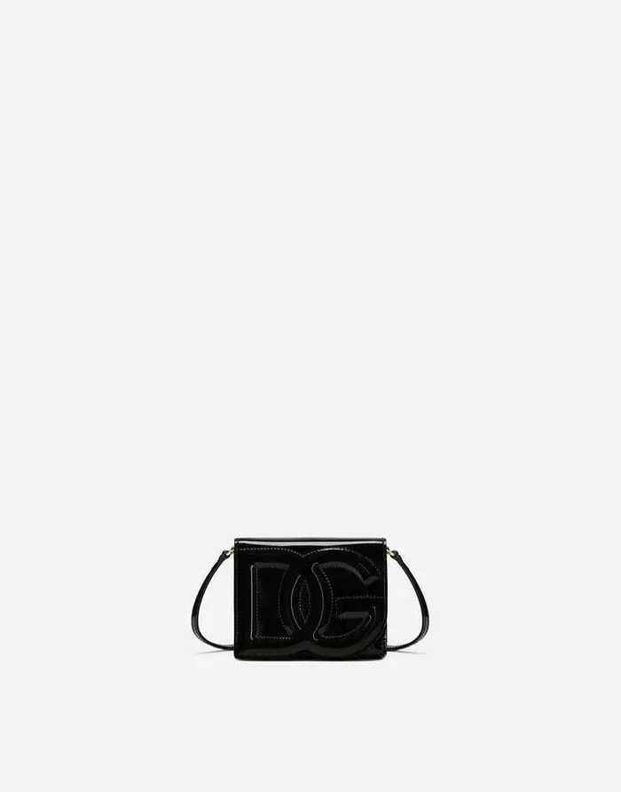 Dolce and Gabbana Shoulder And Crossbody Bags Women Small DG Logo Bag Crossbody Bag Black