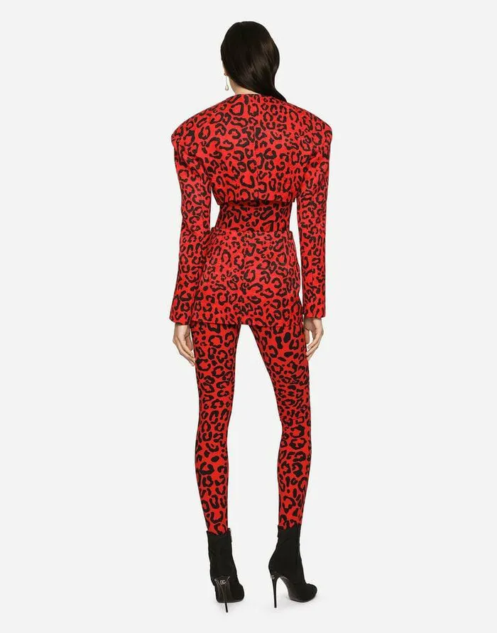 Dolce and Gabbana Skirts Women Leopardprint Brocade Miniskirt Multicolor Dolce and Gabbana Skirts Women Leopardprint Brocade Miniskirt Multicolor