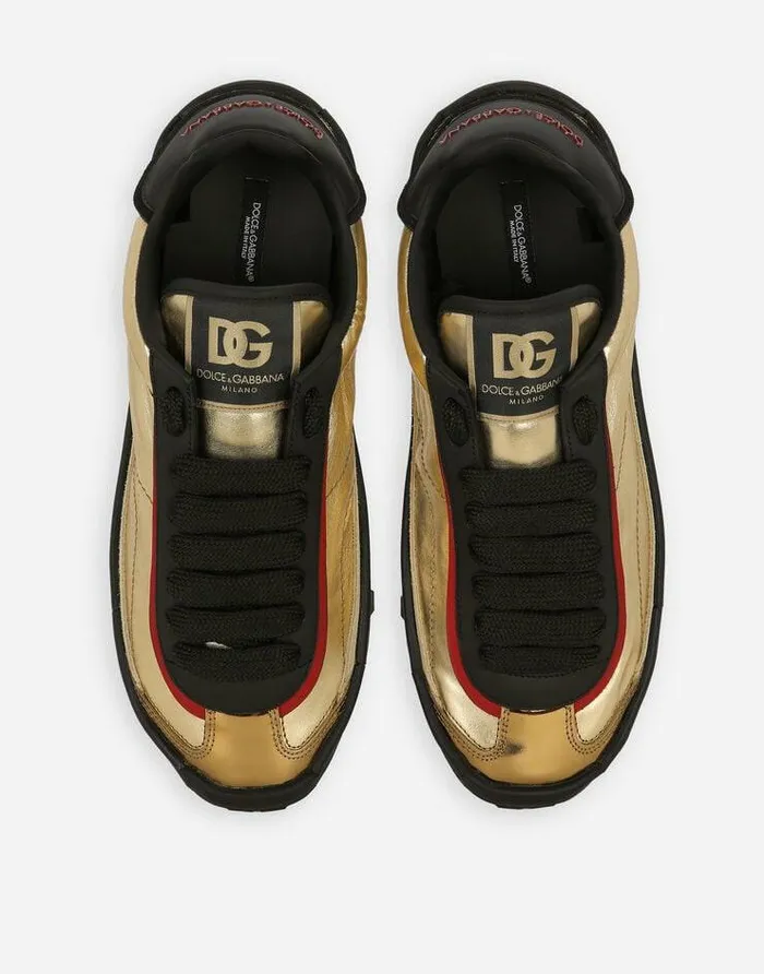 Dolce and Gabbana Sneakers Men Mixedmaterial Old Runner Sneakers Black Dolce and Gabbana Sneakers Men Mixedmaterial Old Runner Sneakers Black