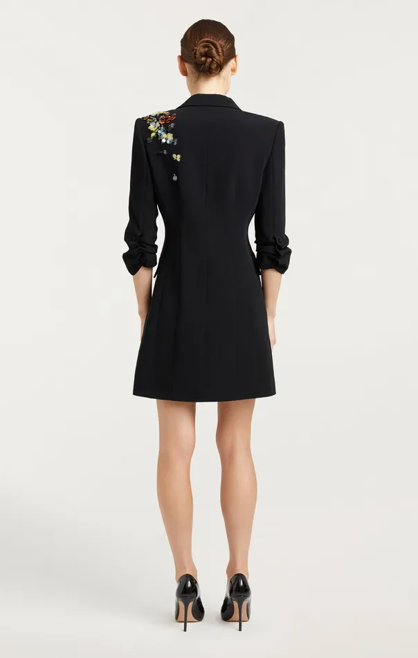 Dresses Cinq Sept Women Linnea Dress Sequin Flower BlackMulti