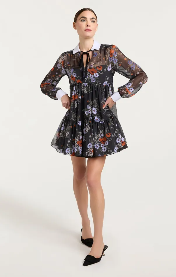Dresses Cinq Sept Women Vianne Dress Obsidian Multi