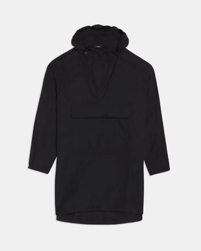 Dresses Jumpsuits Women Theory Recycled Tech Nylon Anorak Dress Black Dresses Jumpsuits Women Theory Recycled Tech Nylon Anorak Dress Black