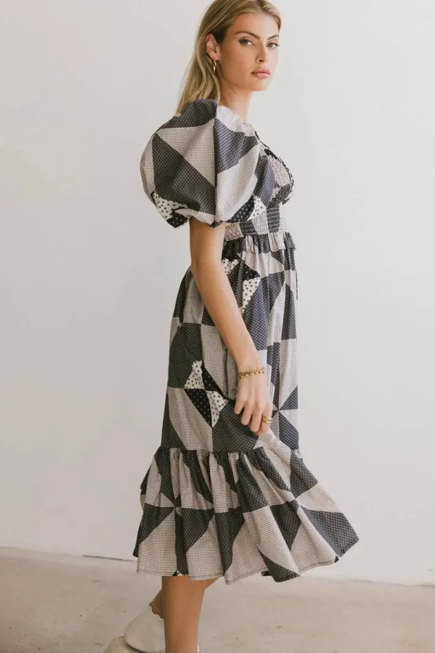 Dresses Women Bohme Brielle Patchwork Midi Dress
